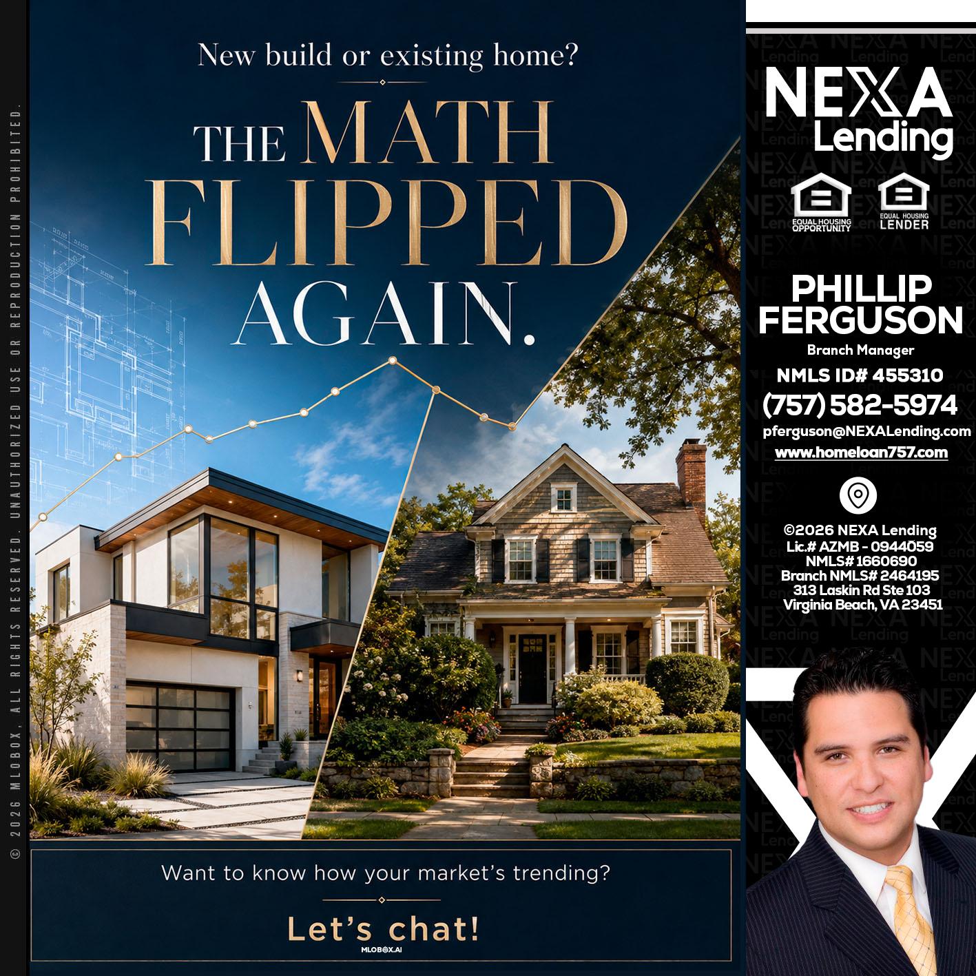 THE MATH FLIPED - Phillip Ferguson -Branch Manager