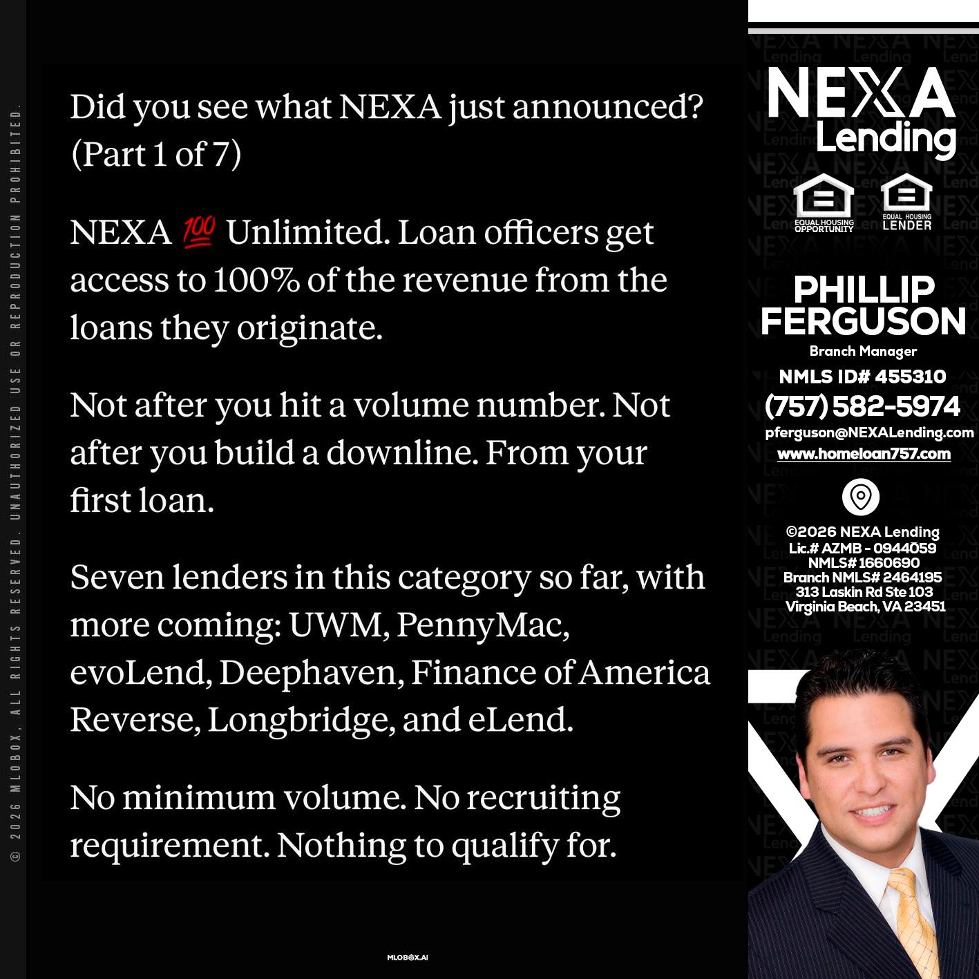 DID YOU KNOW - Phillip Ferguson -Branch Manager
