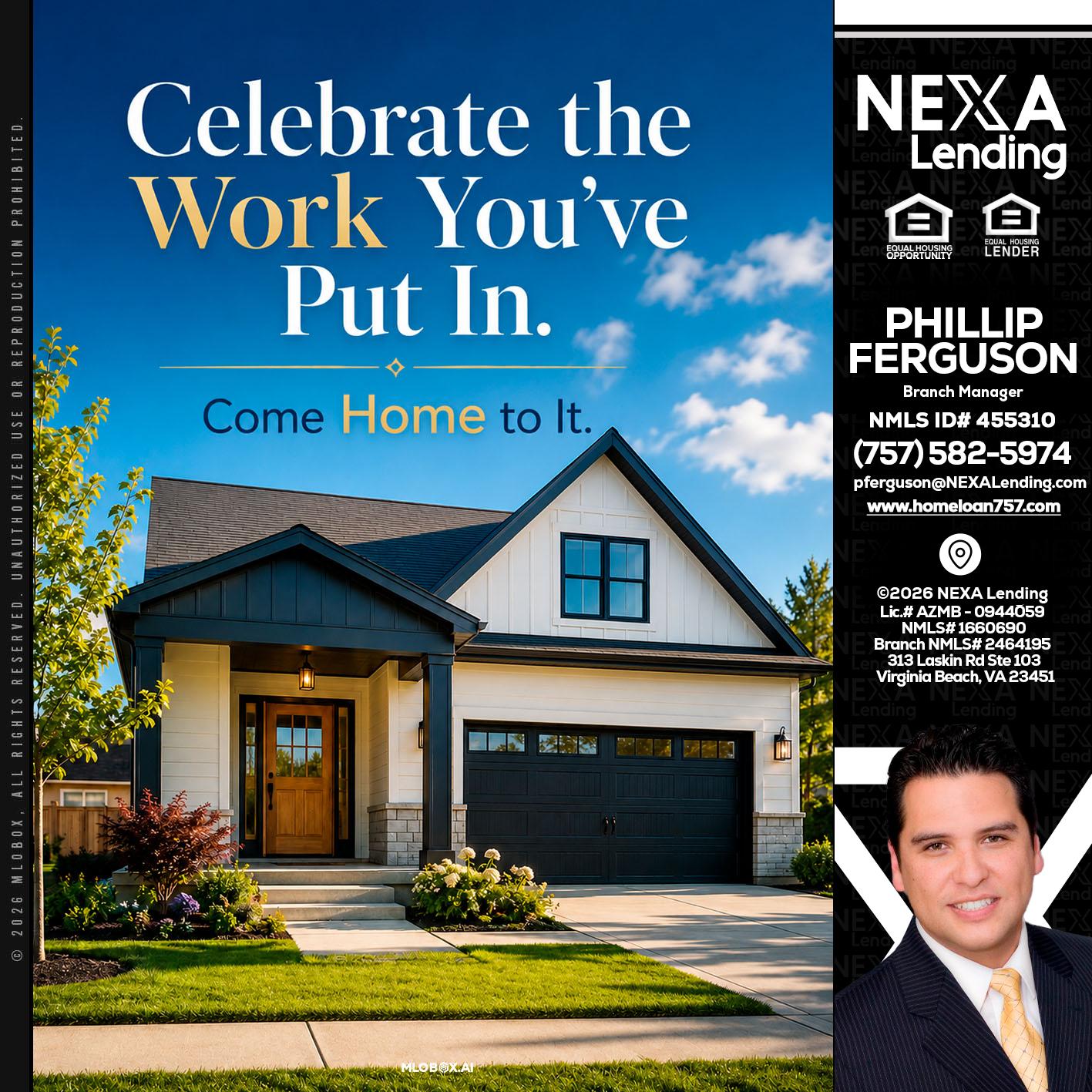 celebrate Labor Day - Phillip Ferguson -Branch Manager