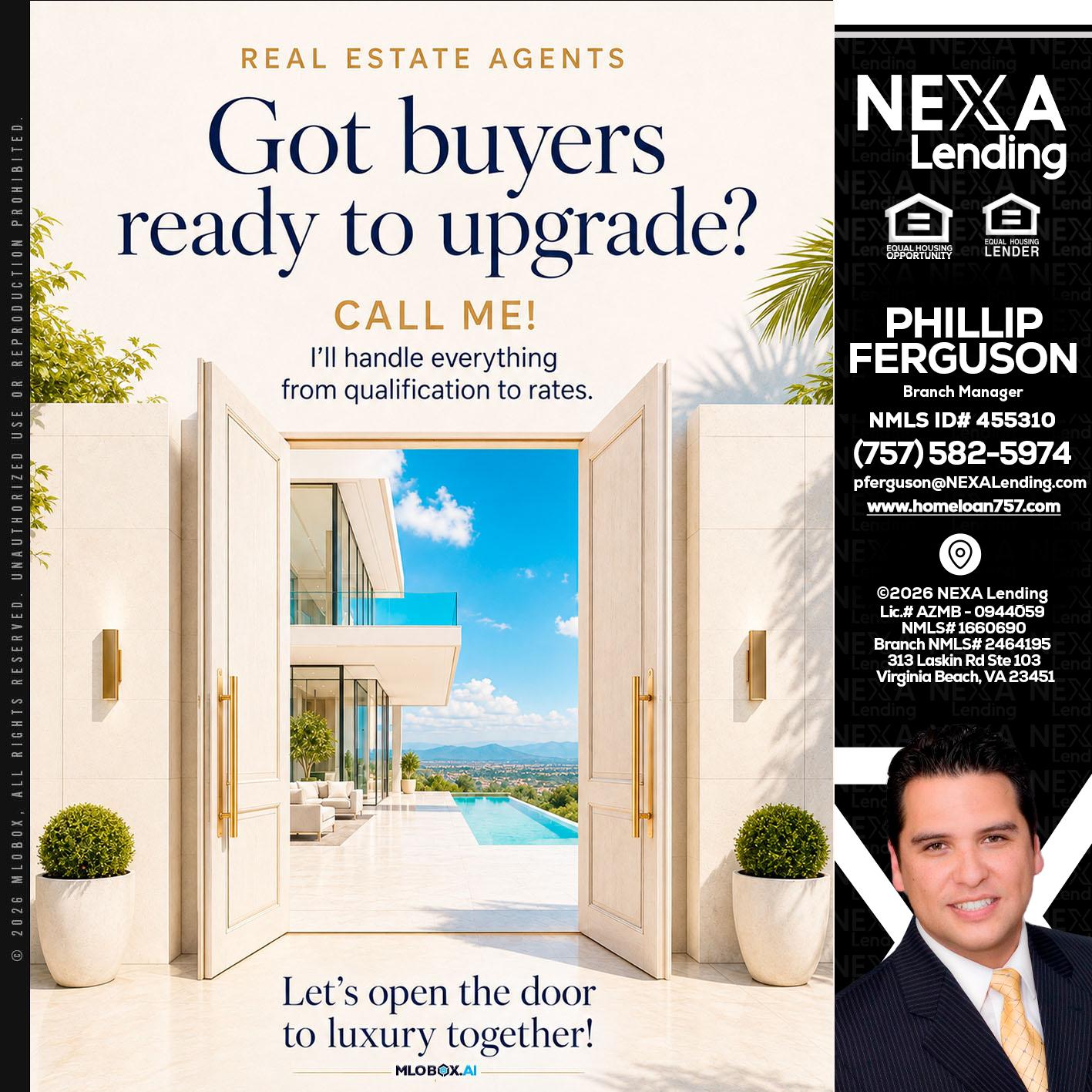 got buyers? - Phillip Ferguson -Branch Manager